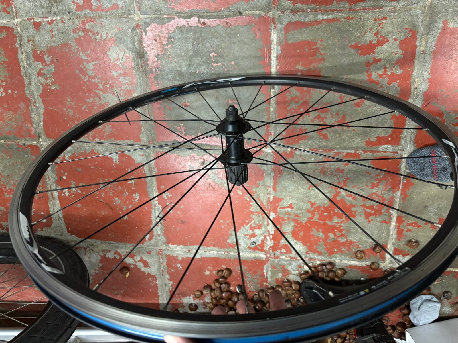Shimano WH RS100 wielset, Fietsen en Brommers, Gebruikt, Gravelbike, Aluminium, Ophalen