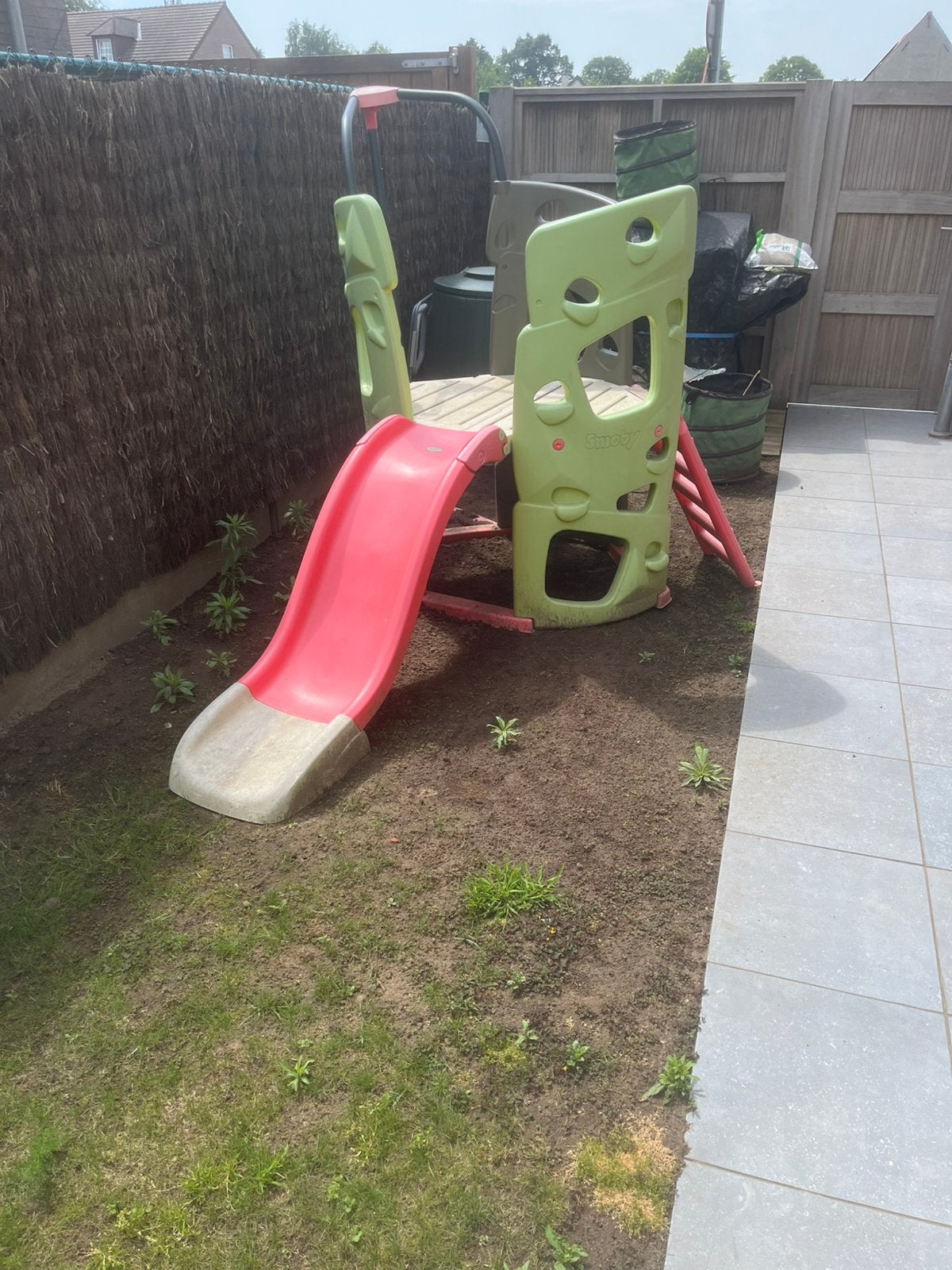 Glijbaan met klimladder, Ophalen, Gebruikt, Glijbaan