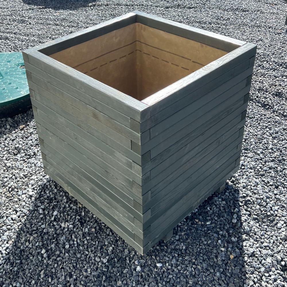 Vierkante plantenbak van hout voor boom - maat 50x50x50, Verzenden, Minder dan 60 cm, Vierkant, Nieuw
