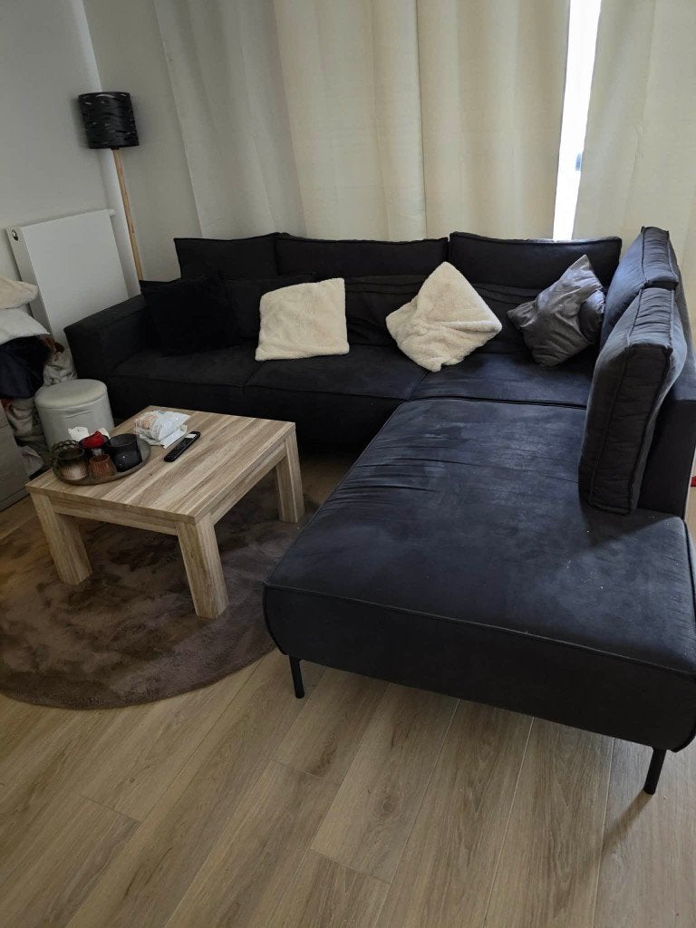 Zetel, Huis en Inrichting, Zetels | Zetels, Ophalen, Hoekbank, Driepersoons, Zo goed als nieuw