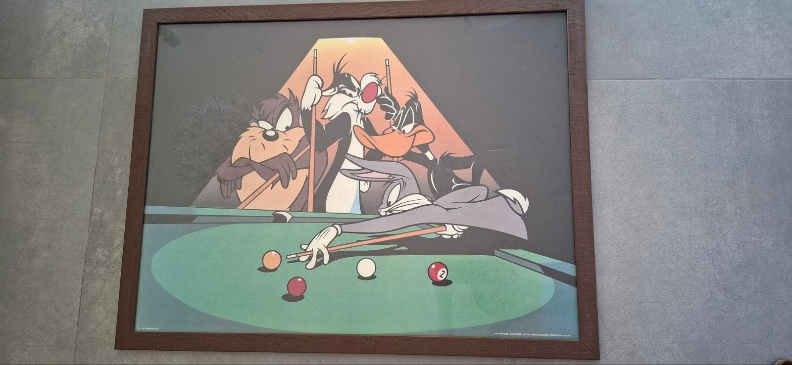 Poster met kader Luny Tunes 84 x 65 cm, Verzamelen, Ophalen