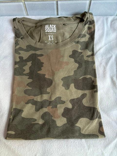 XS Black Squad T-shirt in camouflagekleur, kaki, unisexe, Ophalen, Black Squad, Overige kleuren, Gedragen