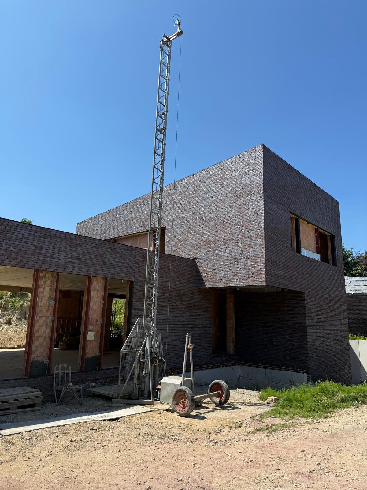 Élévateur de chantier à très haute tension de 380 V, Bricolage & Construction, Monte-charges, Enlèvement, Utilisé, Ascenseur de chantier