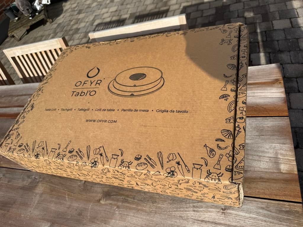 OFYR Tabl’O tafelgrill – stijlvolle tafel BBQ, Tuin en Terras, Houtskoolbarbecues, Ophalen, Nieuw