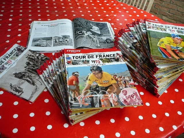 la grande histoire du tour de FRANCE, Ophalen, Nieuw, Lopen en Fietsen
