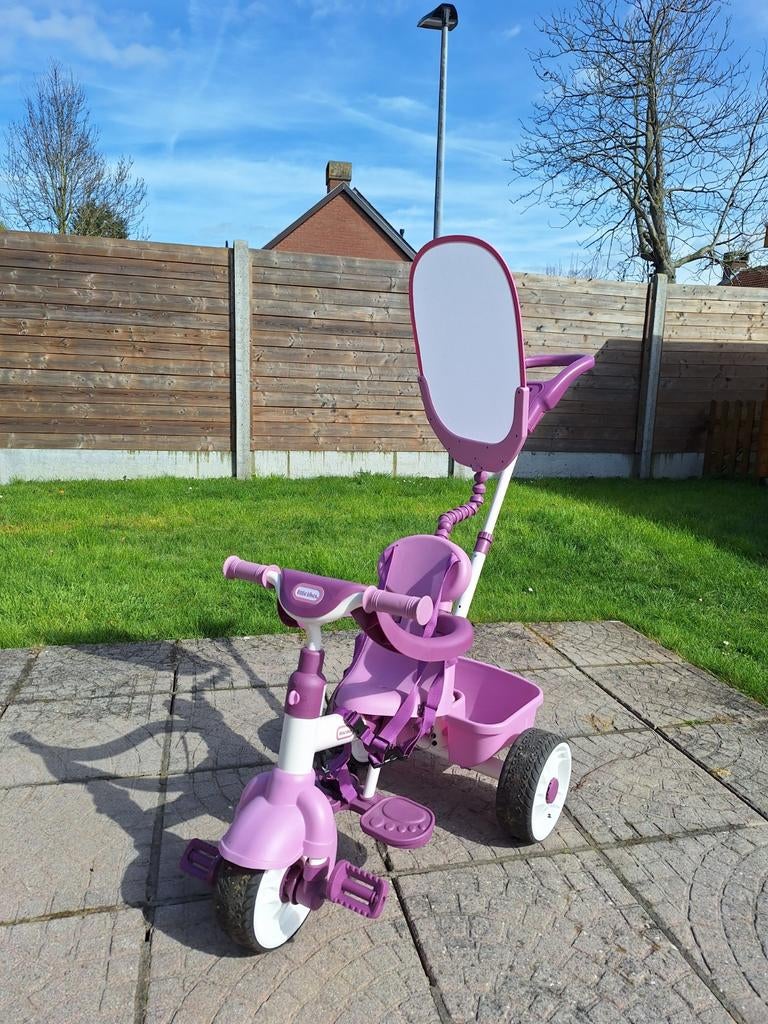 Driewieler met duwstang, Ophalen, Duwstang