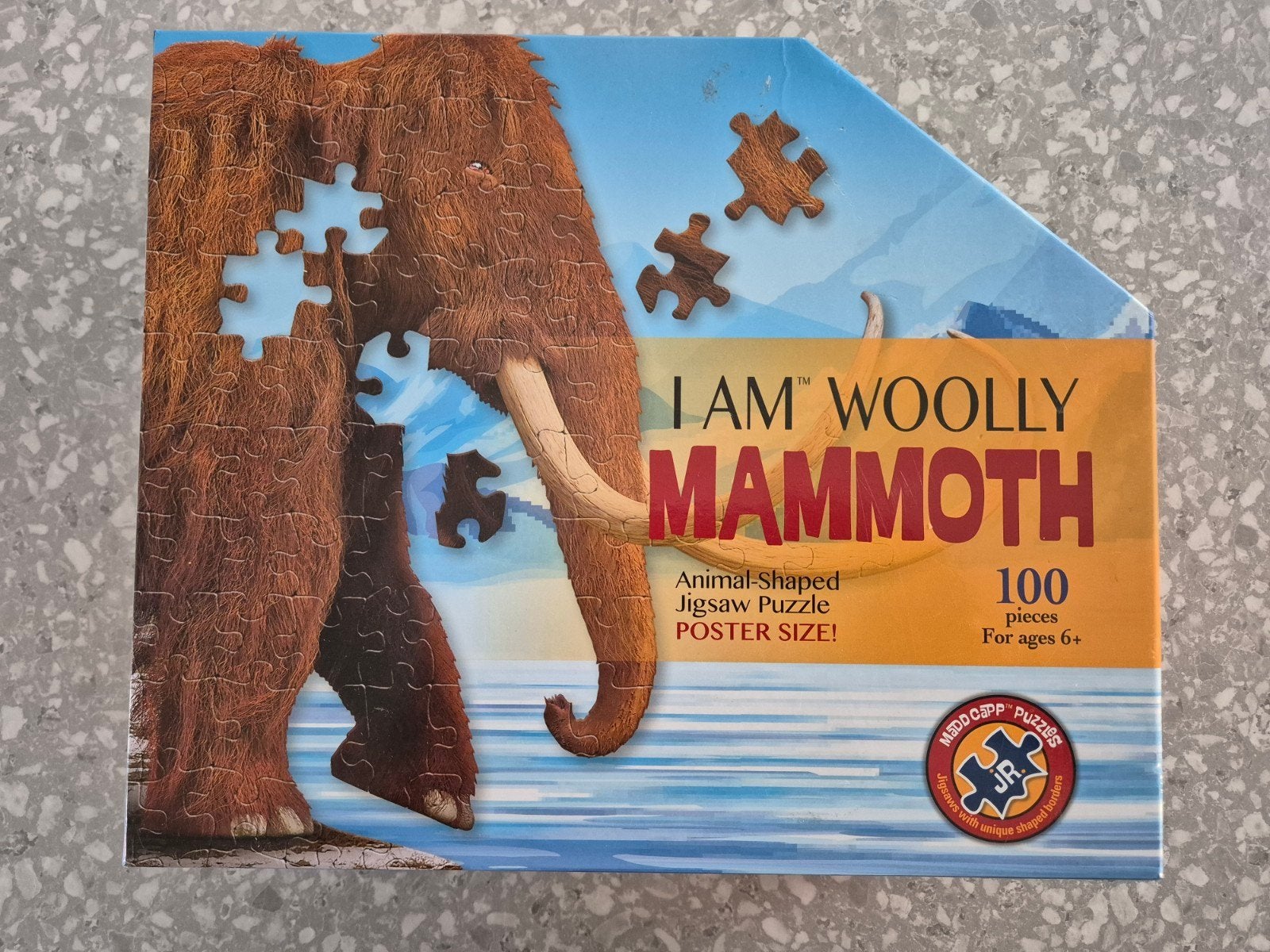 Puzzel "I am woolly mammoth" (100 stukken), Kinderen en Baby's, Speelgoed | Kinderpuzzels, Ophalen