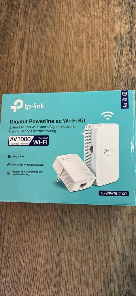 Gigabit powerline, Computers en Software, Netwerk switches, Ophalen, Nieuw