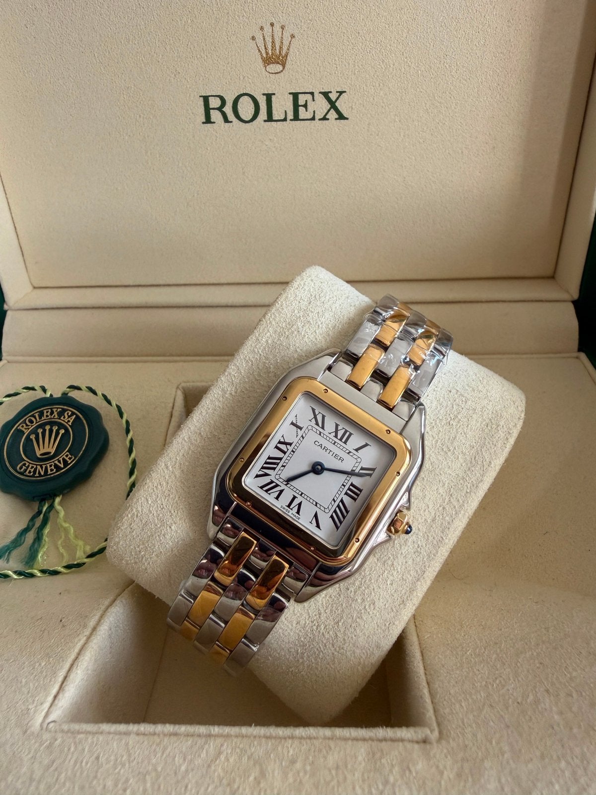 Cartier Panthere / Santos / Dumont, Overige merken, Staal, Staal, Polshorloge