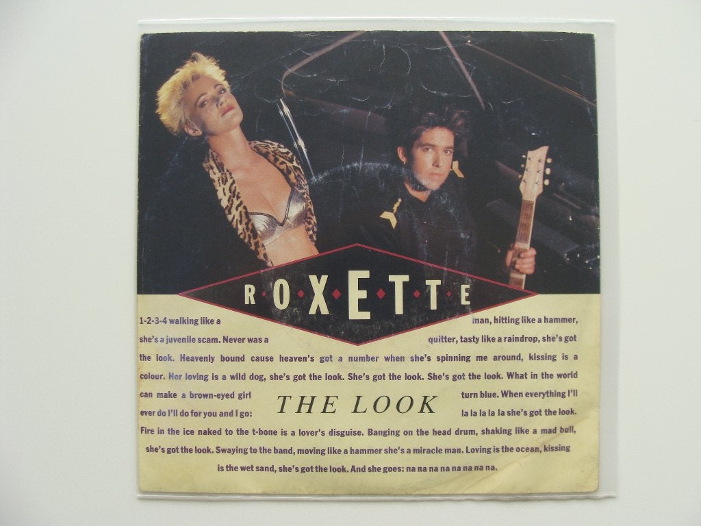 Roxette – The Look (1989), Beschermende buitenhoes, Ophalen of Verzenden, 7 inch, Pop
