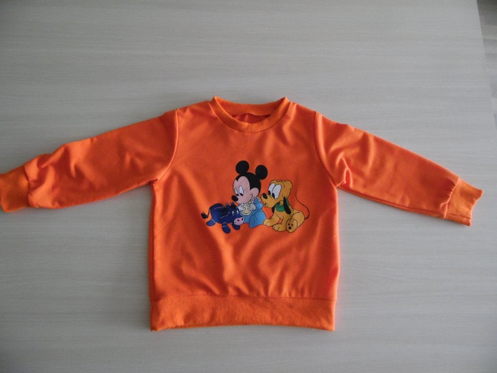 DISNEY MICKEY BABYSWEATSHIRT NIEUW, Disney, Trui of Vest, Nieuw, Ophalen of Verzenden