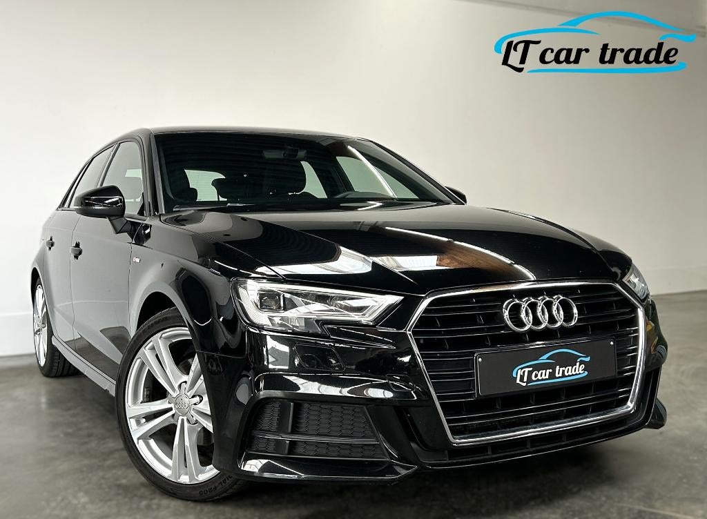 Audi A3 Sportback 1.0 TFSI S-line * LED * GPS * Garantie, Voorwielaandrijving, Zwart, 115 g/km, Bedrijf