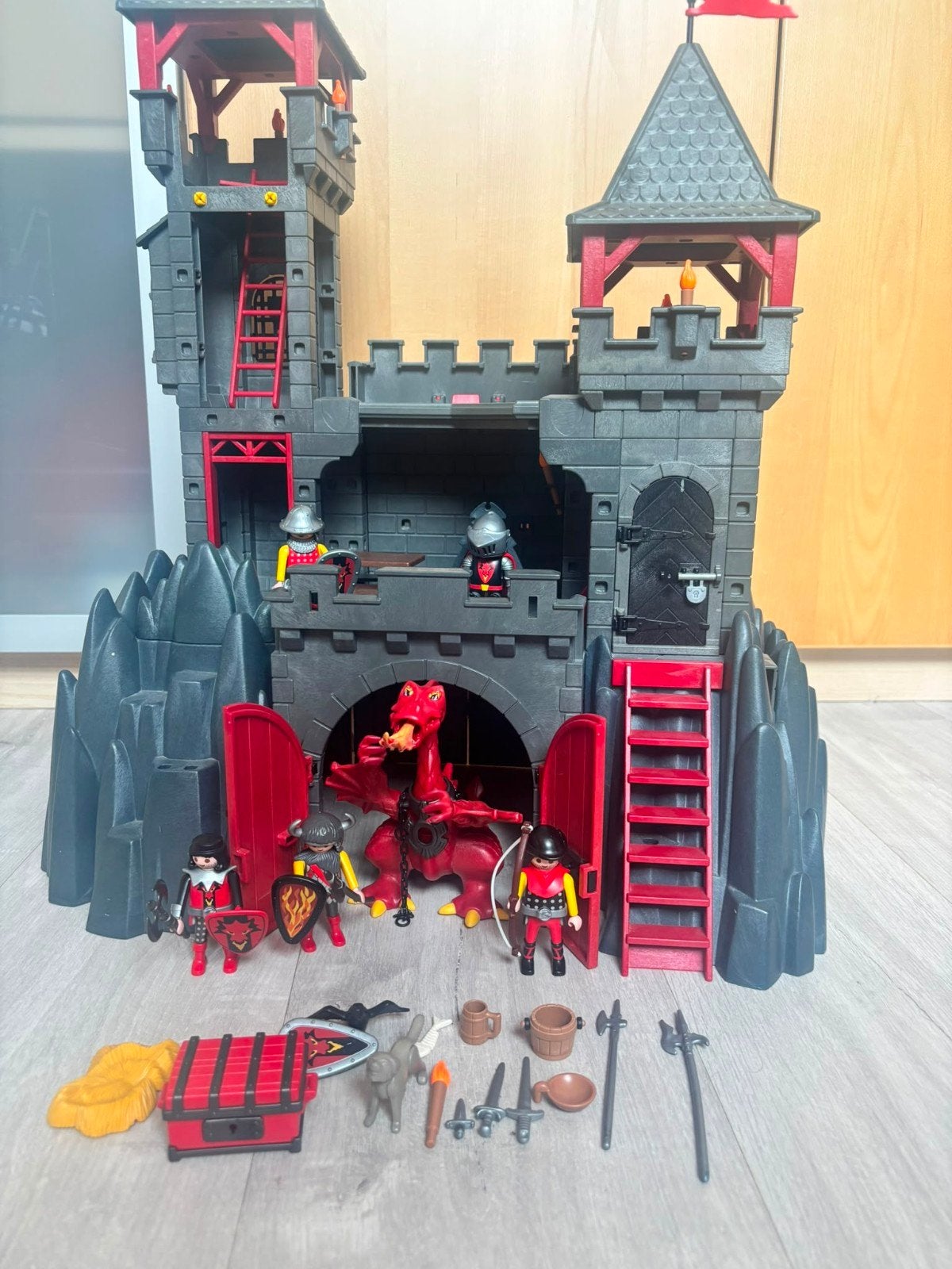 Playmobil 3269 Drakenkasteel +Draak, Ophalen, Gebruikt, Knights