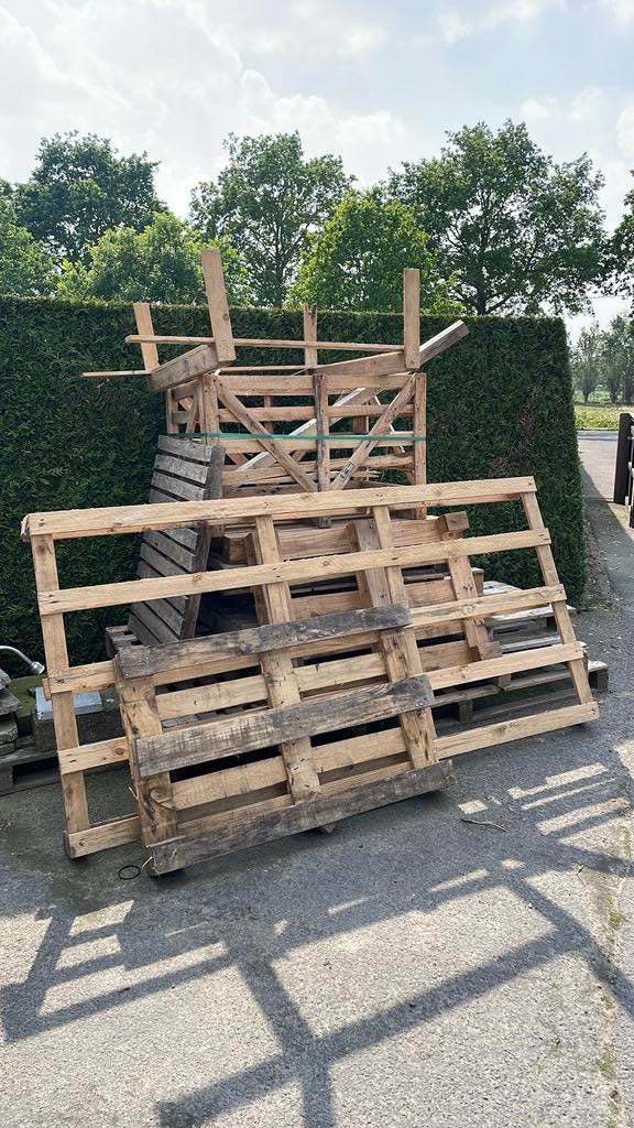 Brandhout / palletten, Tuin en Terras, Brandhout, Ophalen