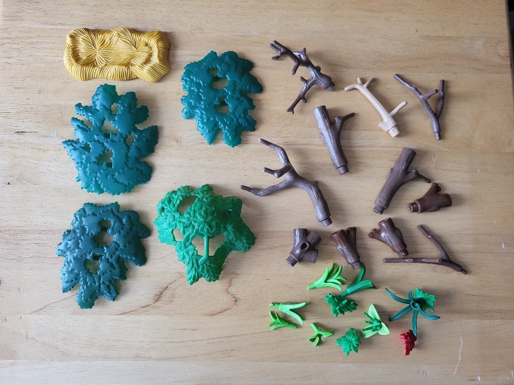 Lot accessoires arbres et plantes Playmobil, Enlèvement, Autres types