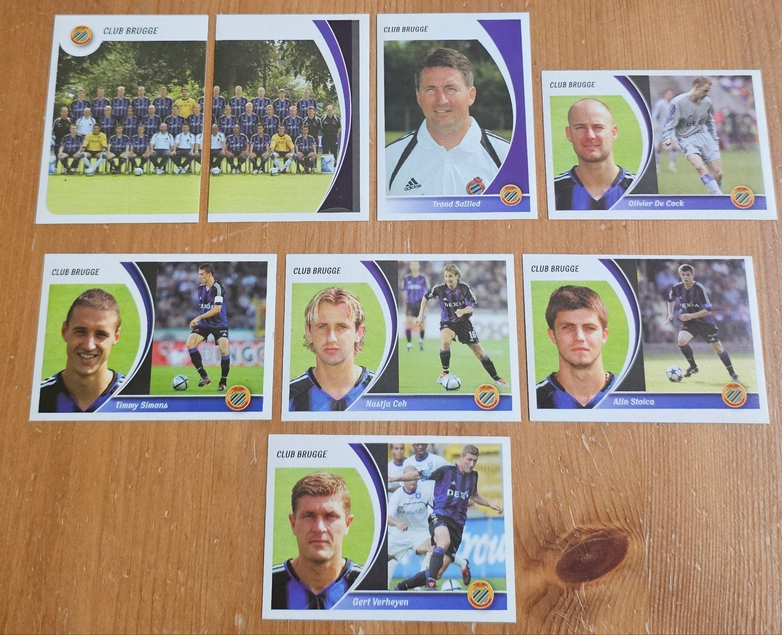 Panini Football 2005 Club Brugge Ongebruikt Voetbal!, Ophalen of Verzenden, Zo goed als nieuw, Meerdere stickers