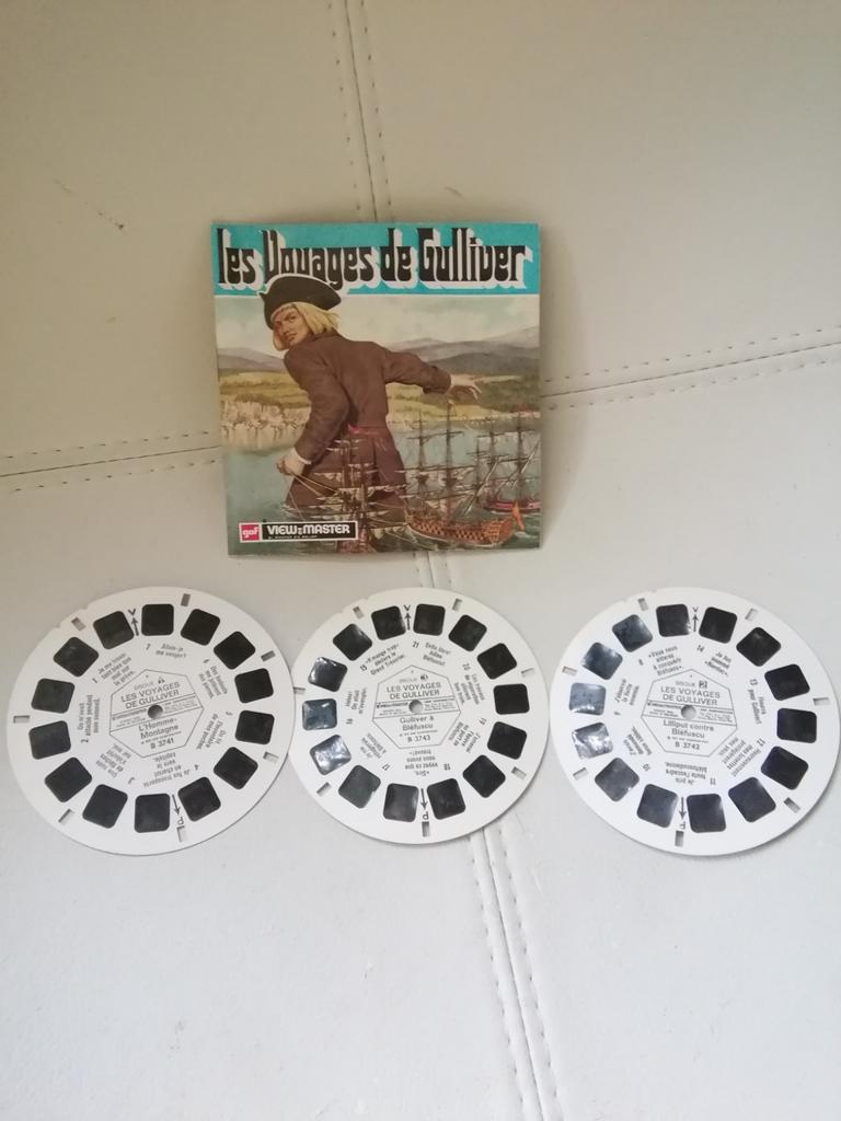 Viewmaster view-master les voyages de Gulliver, Enlèvement ou Envoi, Comme neuf
