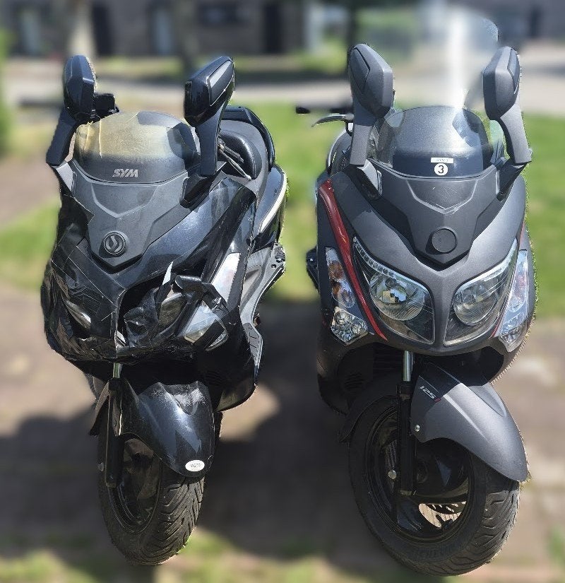 2 scooter sym 125 evo evo echange contre quad, Enlèvement, Essence, 125 cm³