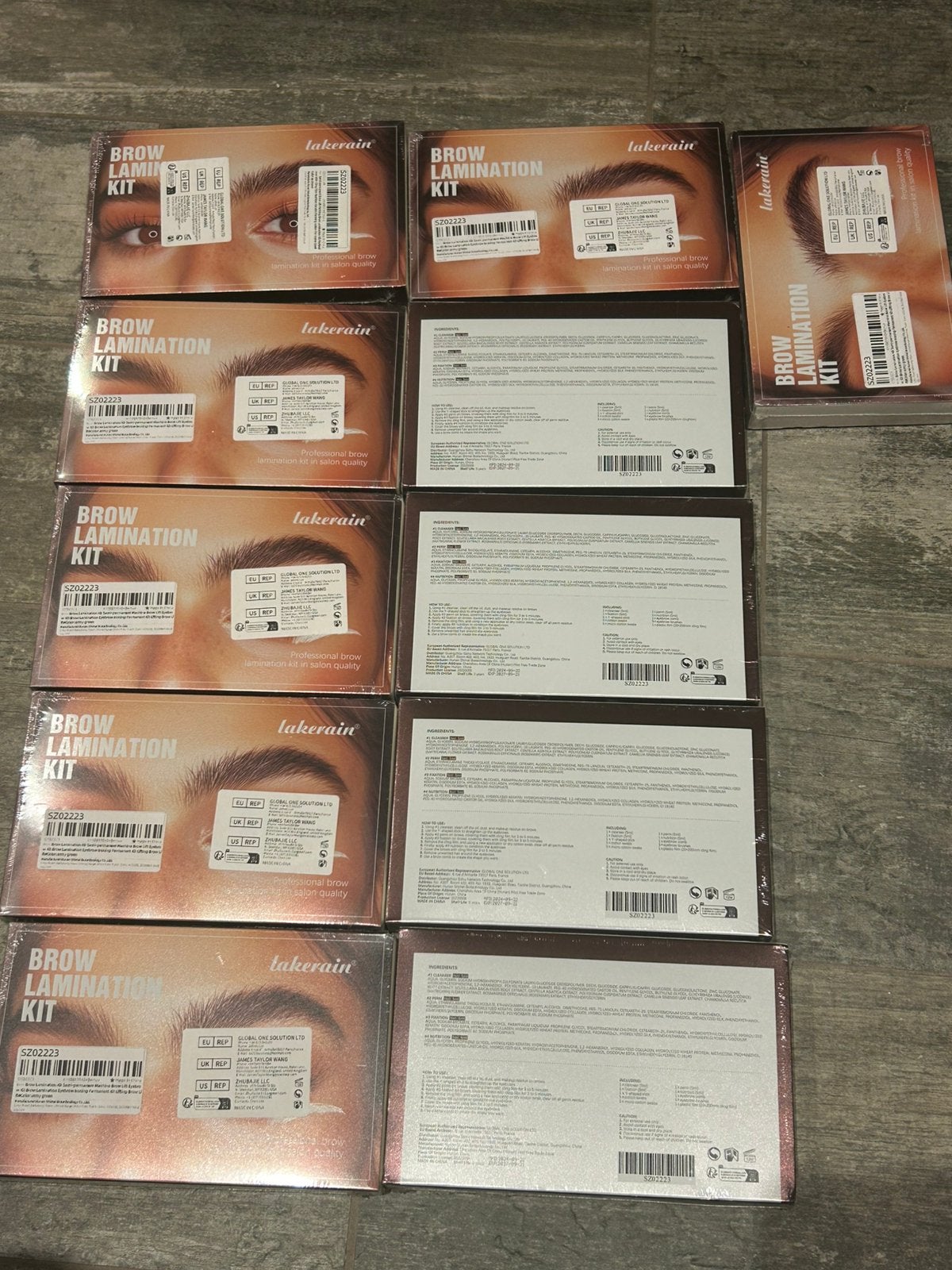 Complete wenkbrauw laminatie set - NIEUW, Ophalen of Verzenden, Nieuw, Ogen, Make-up