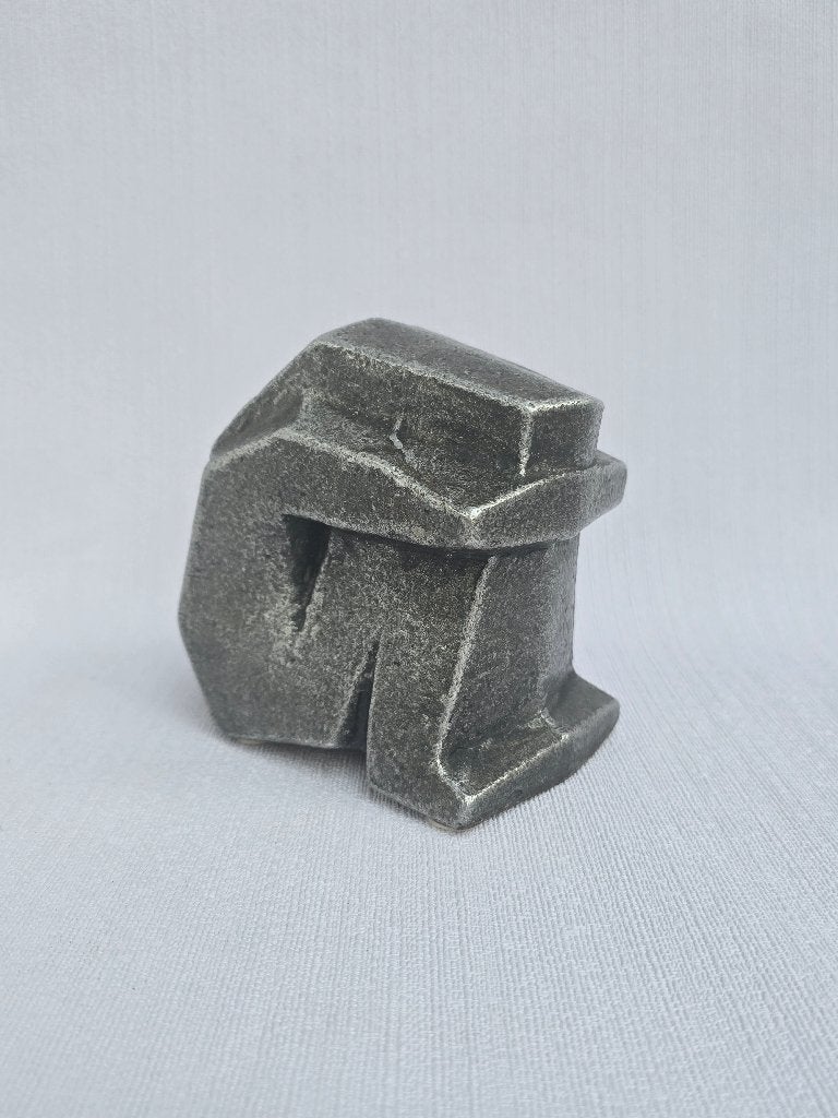 Willy Ceysens - abstract sculptuur - Aluminium, Grijs, Beeld, Ophalen of Verzenden, 13 cm