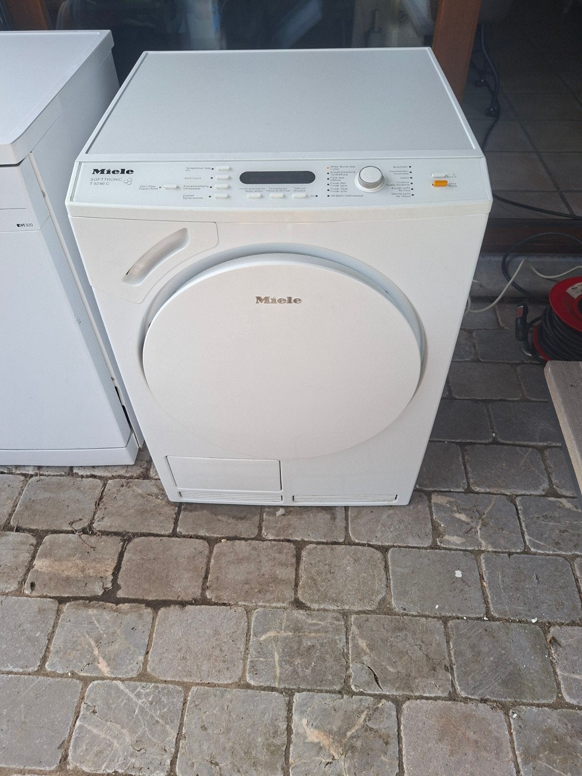 Miele Softtronic T 9246 C Condensdroger, Ophalen, Gebruikt, Voorlader, 85 tot 90 cm