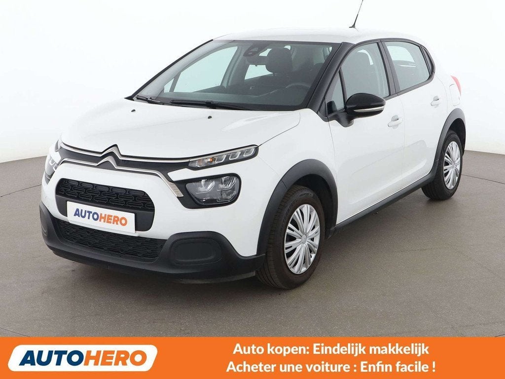 Citroën C3 1.2 PureTech Feel (bj 2021), Auto's, Citroën, Voorwielaandrijving, Stof, Gebruikt, Euro 6