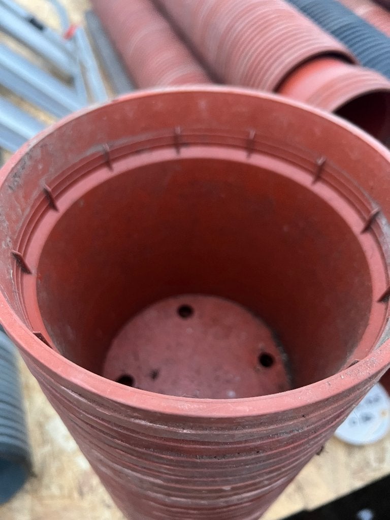 kweekpotten bloempotten harde plastiek 19 x 17,5 cm, Kunststof, Rond, Ophalen of Verzenden, Zo goed als nieuw