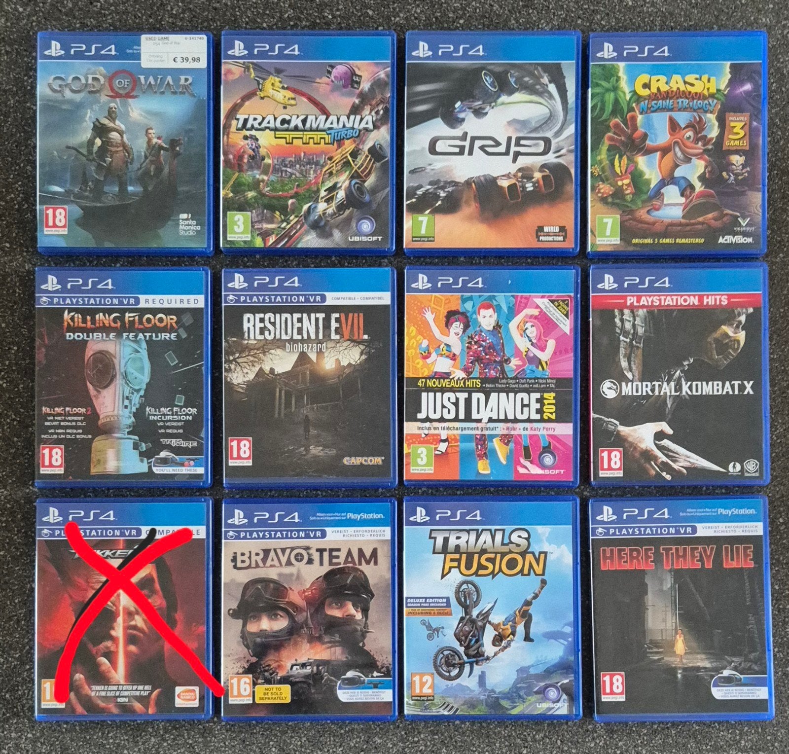 11 Playstation 4 spelletjes / games ps4, Ophalen of Verzenden, Zo goed als nieuw