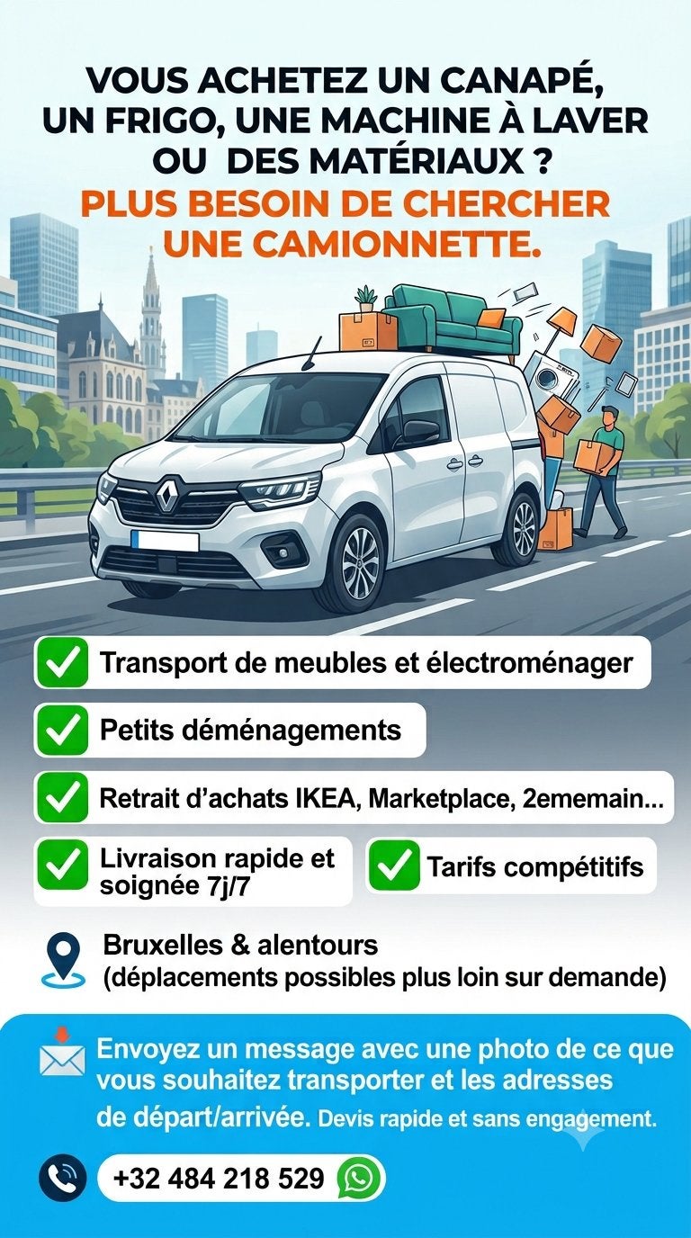 Camionnette pour tout type de transport, Autos : Divers, Modes d'emploi & Notices d'utilisation, Enlèvement ou Envoi