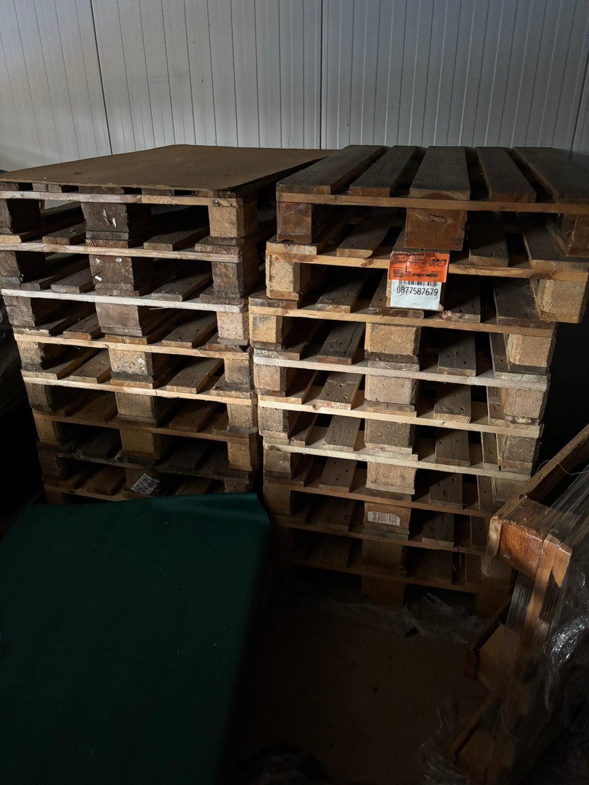 Euro pallet 18 st voor 70€, Doe-het-zelf en Bouw, Hout en Planken, Ophalen, Zo goed als nieuw, Pallet