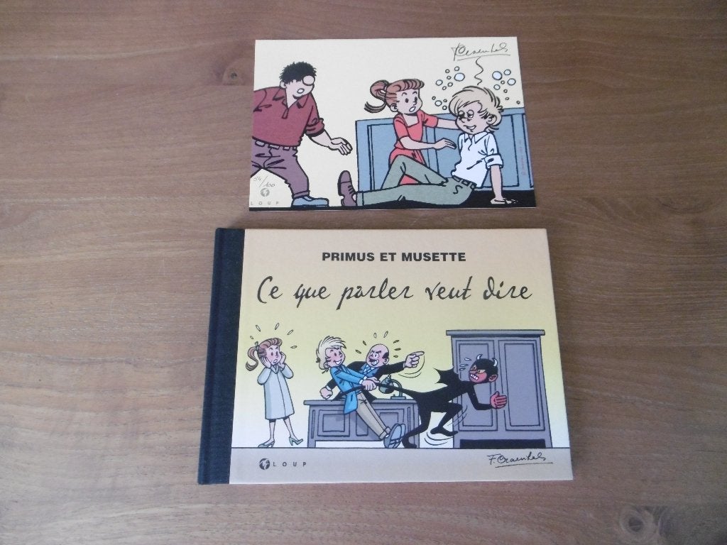 Primus et Musette : TT numéroté et signé + exlibris, Enlèvement ou Envoi