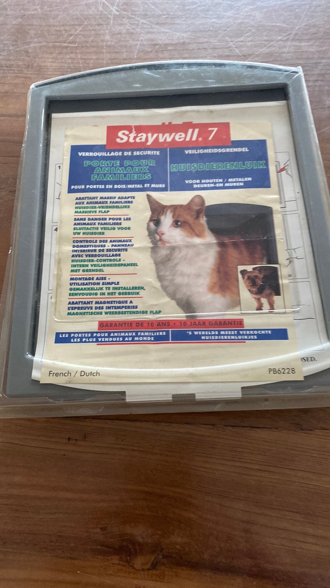 Staywell huisdieren luik voor katten of kleine hondjes nieuw, Enlèvement, Neuf