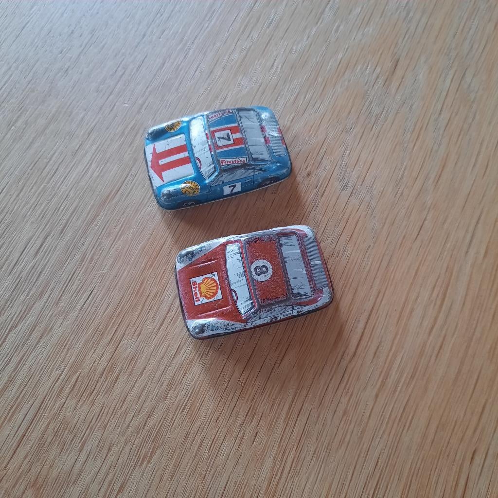 2 ijzeren autootjes, jaren 60, collector's items, Verzamelen, Ophalen, Overige typen