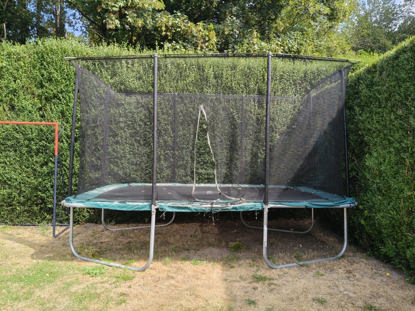 kwalitatieve trampoline, Ophalen