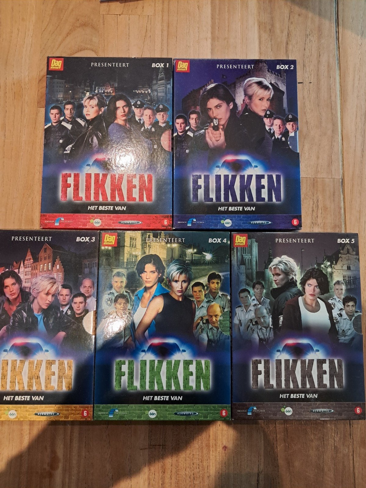 Dvd Boxen Flikken, Cd's en Dvd's, Gebruikt, Misdaad, Seizoen 1, Ophalen of Verzenden