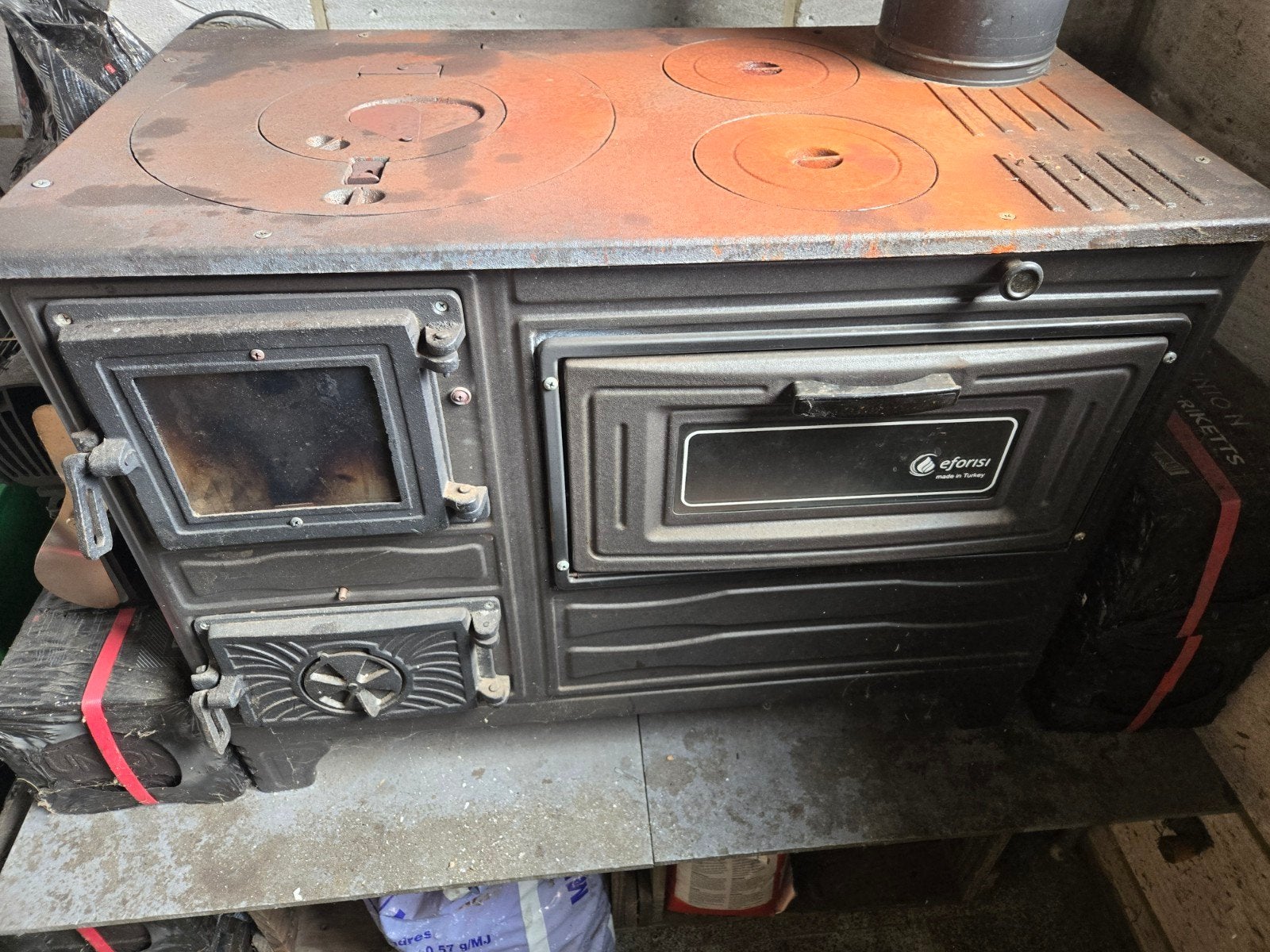 hout kachel, Ophalen, Hout, Houtkachel