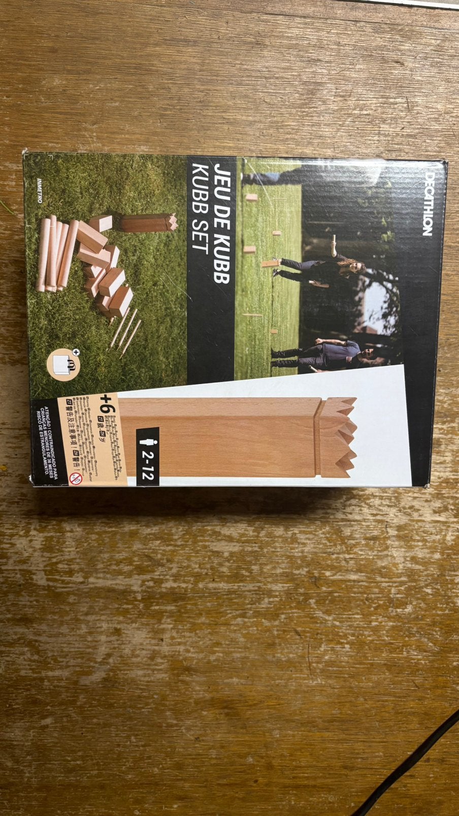 Nieuwe Decathlon Kubb-set – nooit geopend, Vijf spelers of meer, Ophalen of Verzenden, Nieuw
