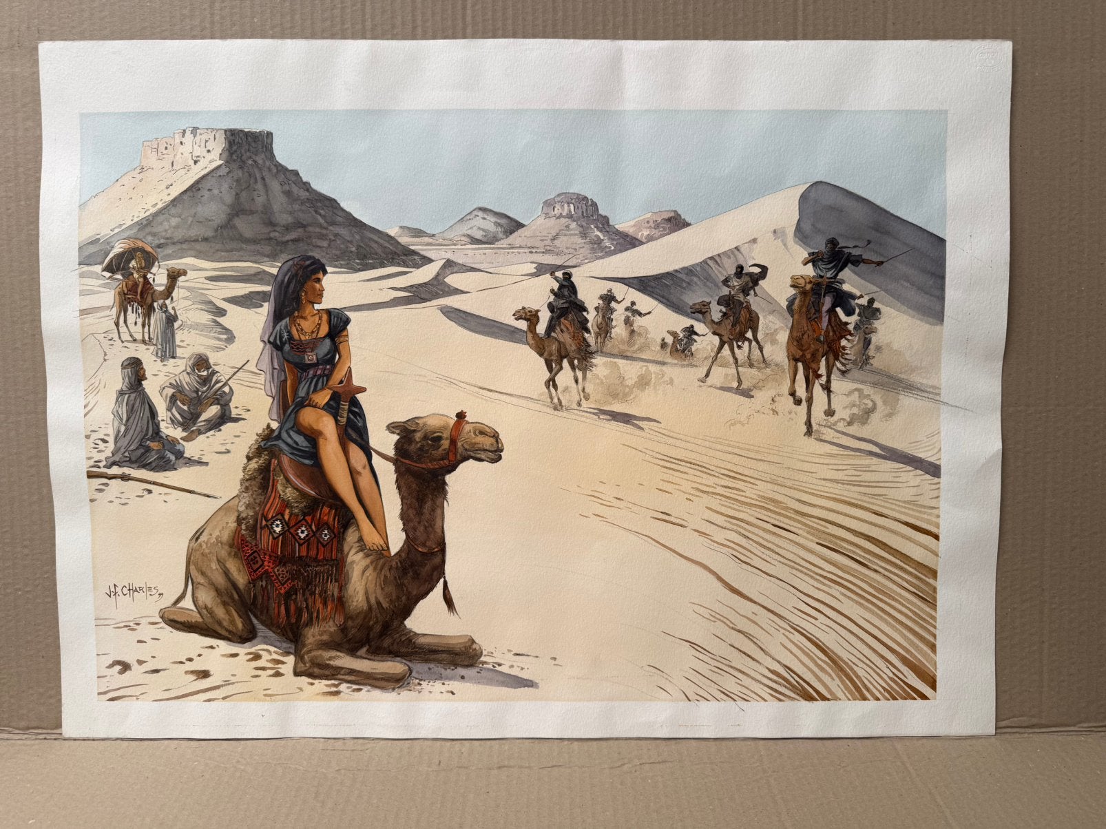 Jean-François Charles original, Enlèvement