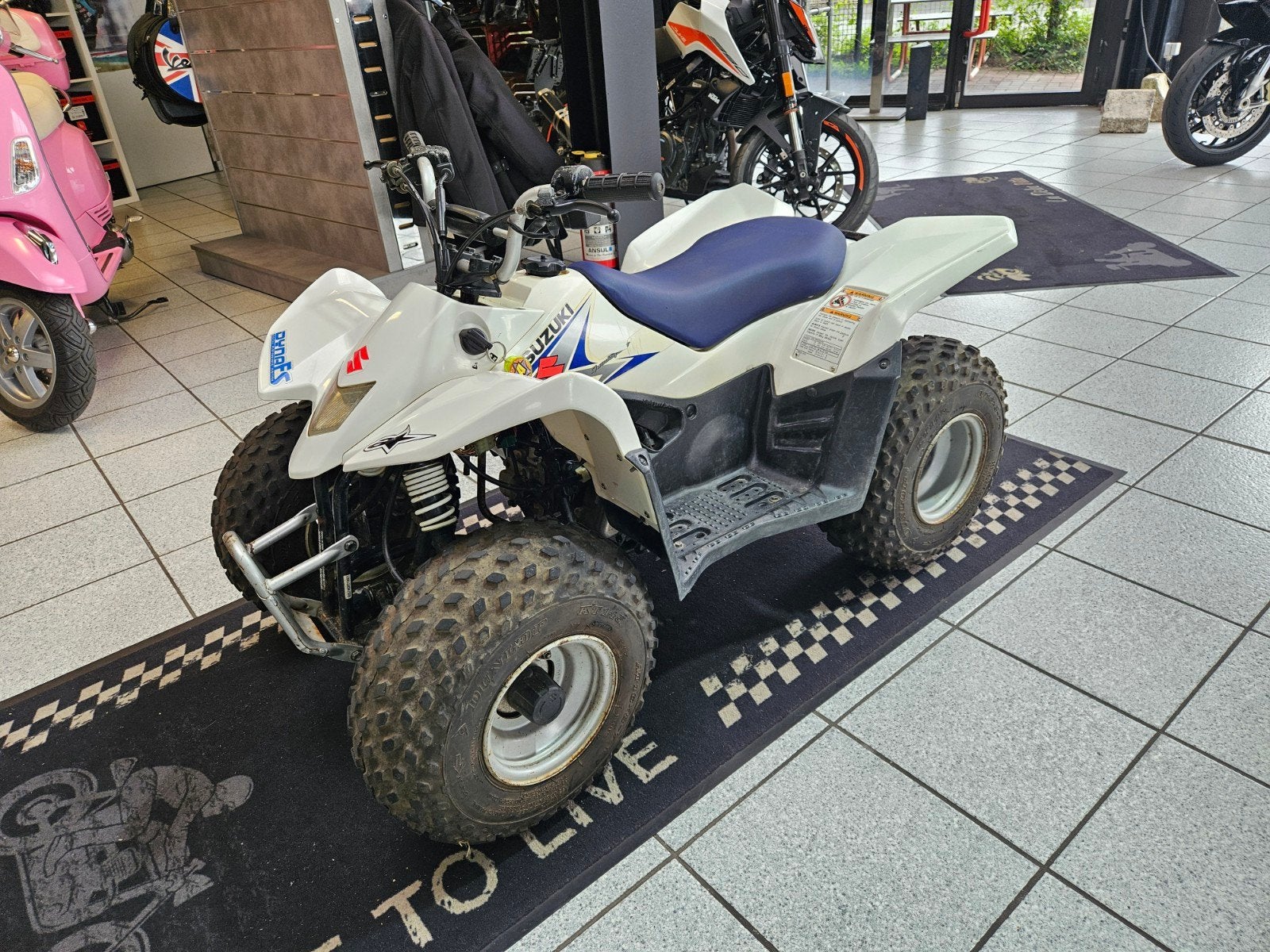Suzuki Ltz 50, Ophalen