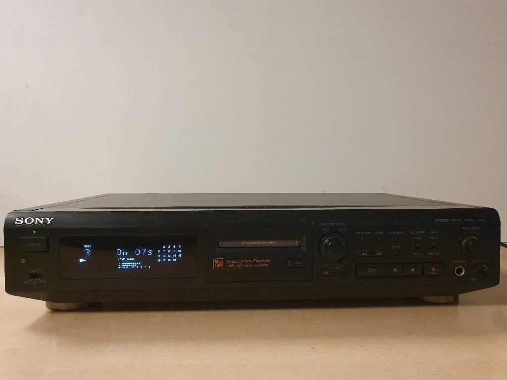 Minidisc Deck Sony MDS-JE500, Audio, Tv en Foto, Walkmans, Discmans en Minidiscspelers, Ophalen of Verzenden