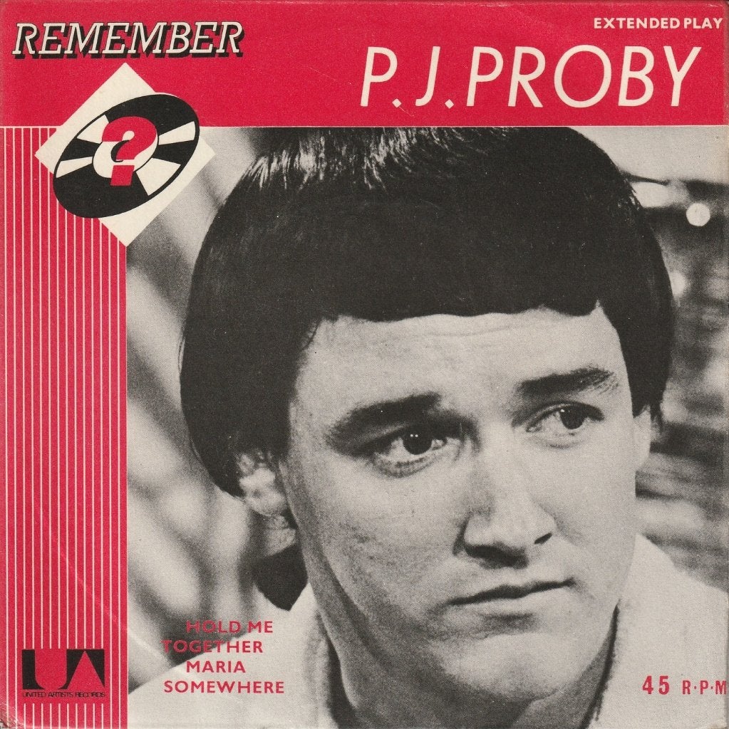 P. J. Proby - Hold me / Maria + 2 andere, EP, 7 inch, Comme neuf, Pop
