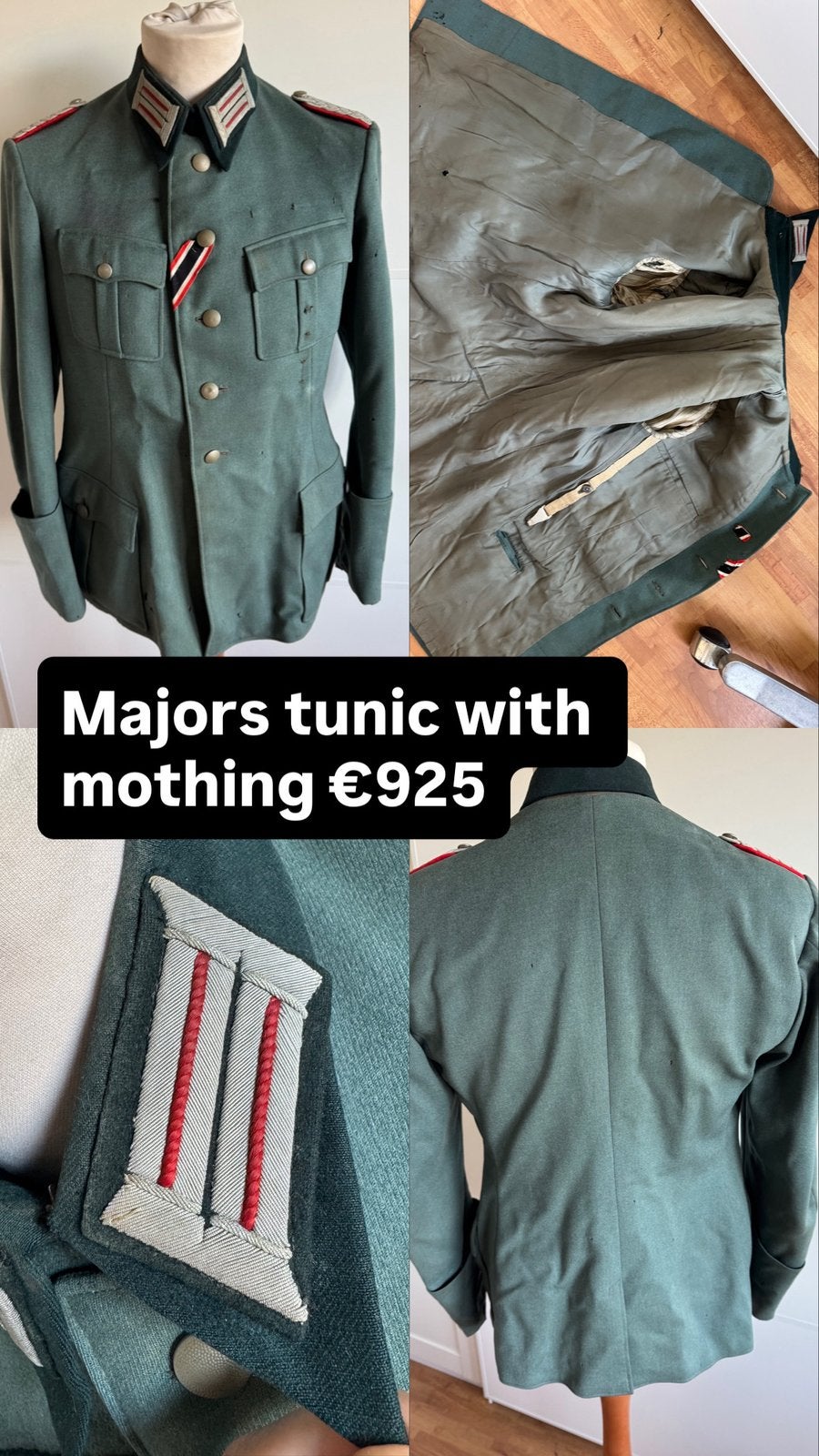 Uniformjas reichswehr heer majoor artillerie, Verzamelen, Ophalen of Verzenden