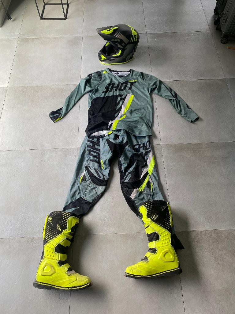 MX motorcross gear SHOT full set, Motoren, Kleding | Motorkleding, Ophalen, Tweedehands, Dames