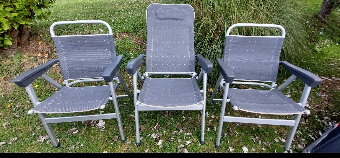 3 Top kampeerstoelen westfield - uitstekende staat, Caravans en Kamperen, Ophalen, Zo goed als nieuw, Campingstoel