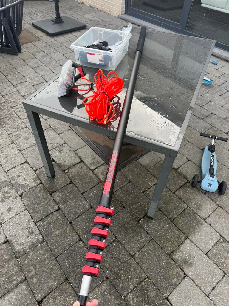 Aquascopic telescoopsteel + duo set – 13,5m (nieuwstaat), Ophalen, Zo goed als nieuw, Overige typen