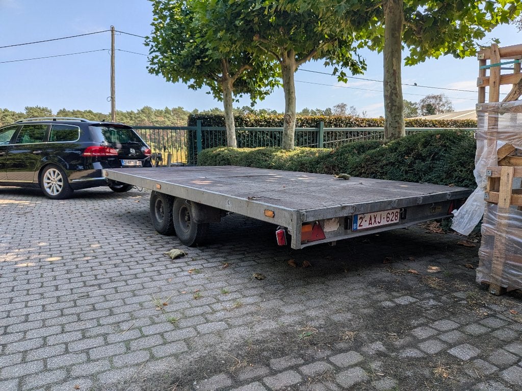 Wagon-machine à plateforme Hapert Remork, Enlèvement ou Envoi, Utilisé