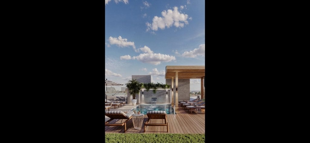 Beaux appartements avec piscine sur le toit à Guardamar, Village, Guardamar del Segura, Alicante, 60 m², 1 pièces