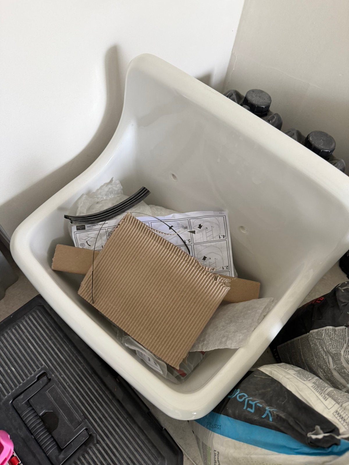 Villeroy en boch uitgietbak O. Novo 45x40, Doe-het-zelf en Bouw, Ophalen, Zo goed als nieuw