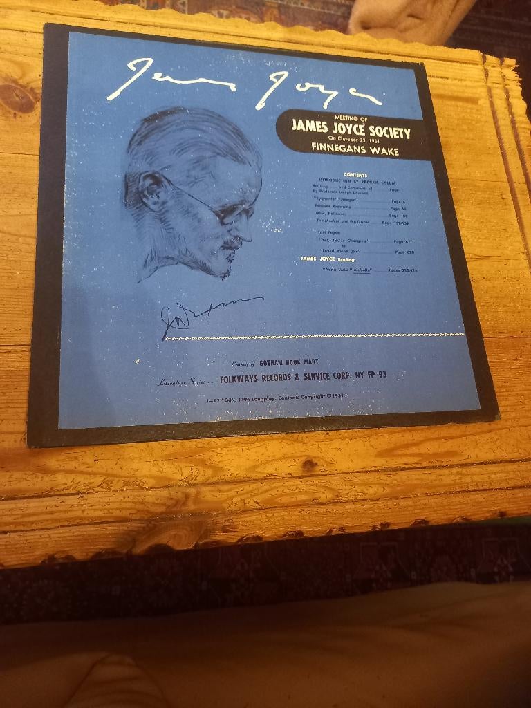 Dubbele Lp van James Joyce, Joseph Campbell & Padraic Colum, Ophalen of Verzenden, Zo goed als nieuw, Overige formaten