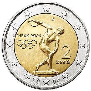 2 euros Sp. Sortir. Grèce 2004, Timbres & Monnaies, Monnaies | Europe | Monnaies euro, Enlèvement ou Envoi, Grèce, 2 euros, Monnaie en vrac